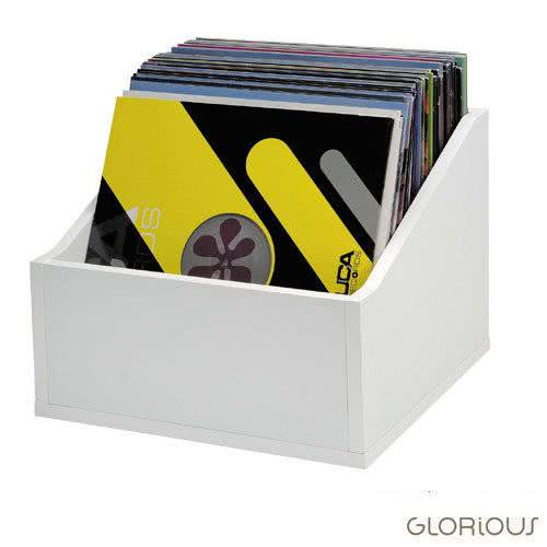 Glorious Stoccaggio di 12" Record Box Advanced 110 bianco_1