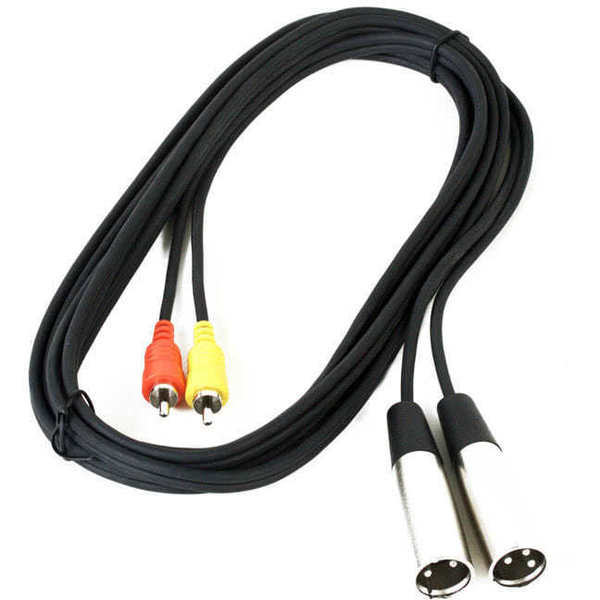 Antoc Cable - RCA - 2x XLR - 3m_1