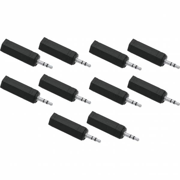 Adapter - 3,5mm Klinkenstecker auf 6,3mm Klinkenbuchse -10er Pack_1