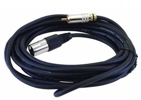 Omnitronic Cable - 1x RCA - XLR (m) - 5m_1