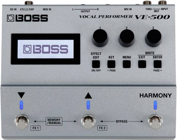Boss VE-500 Vocal Performer - Stimm-Effektprozessor für Gitarristen