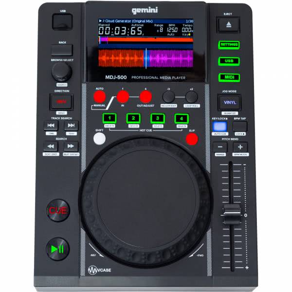 Gemini MDJ-500 - Mediaplayer USB-Player DJ-Player LCD Display DJ - NEU & OVP